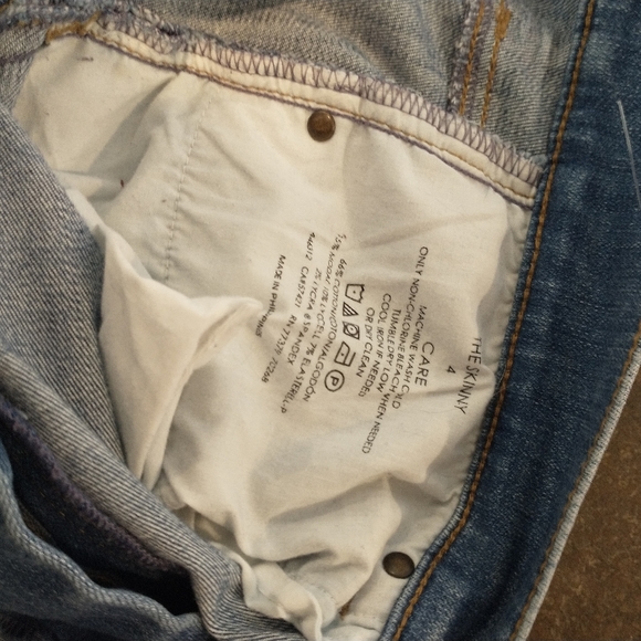 Blue Ann Taylor Jeans Size 4 - Picture 4 of 4